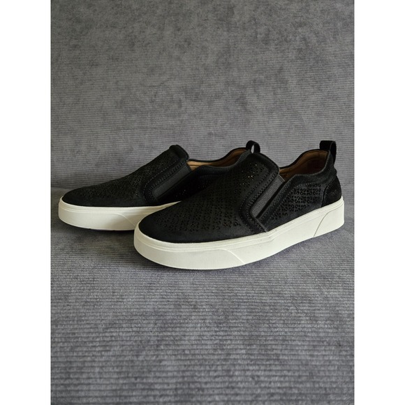 Vionic Kimmie Perf Slip-On Sneaker Black Suede Women's Size 7.5 - Picture 5 of 8